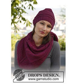 Gebreide muts en omslagdoek