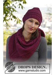 Gebreide muts en omslagdoek