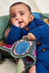 Breipatroon babybroekje met sierrand van andere kant