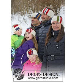 Olympische hoofdband gemaakt van Drops Nepal