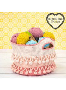 Wolmand met bolletjesrand