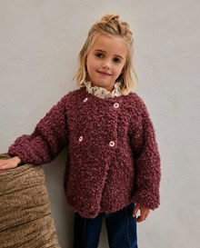 Kindervest met brede overslag