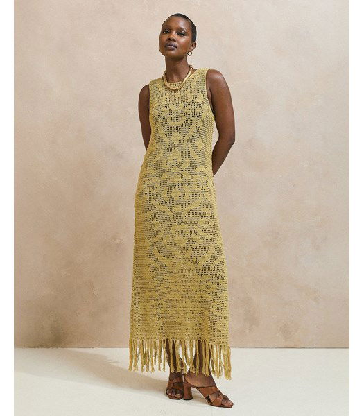 Haakpatroon Enkellange jurk