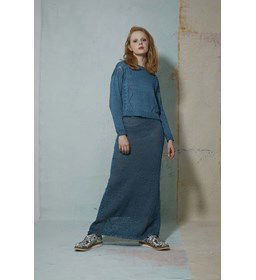 Dames rok gemaakt van Lang Yarns Canapa (op=op)