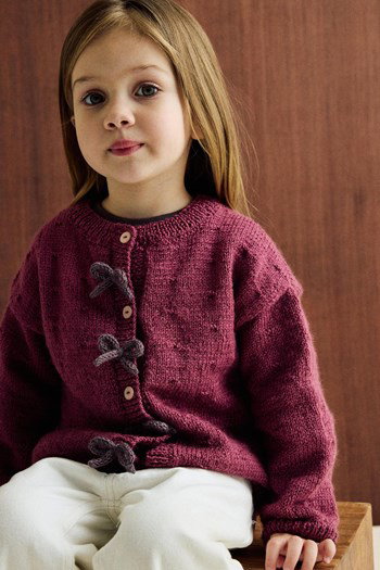 kindervestje Tressy met strikjes