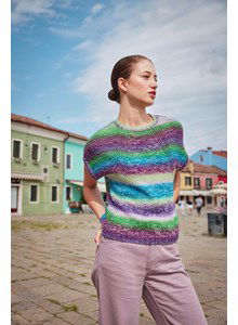 shirt Francine met aangebreid mouwtje