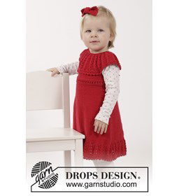 Jurkje gemaakt van Drops Cotton Merino