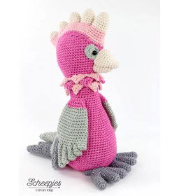 Rose Kaketoe Kyra gemaakt van Scheepjes Stone Wash XL en XL Minerals