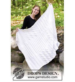 Deken White Sands gemaakt van Drops Nepal