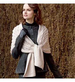 Stola gemaakt van Lang Yarns Cashmere Classic