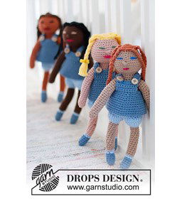 Meisjespoppen gemaakt van Drops Paris