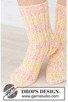 Breipatroon Spring Sole Socks van andere kant