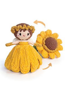 Omkeerbare zonnebloemfee