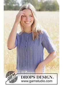 luchtig vest met kantpatroon in Brushed Alpaca Silk