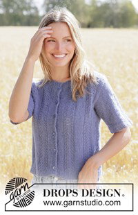 luchtig vest met kantpatroon in Brushed Alpaca Silk