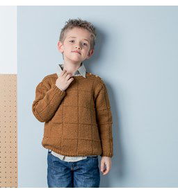 Trui voor jongens gemaakt van Phildar Phil Sport