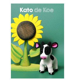 Knuffel koe gemaakt van Boeken poppen en dieren