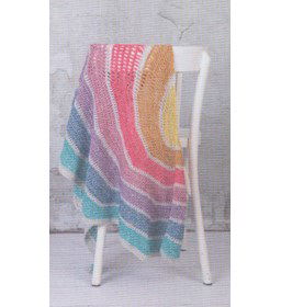 Sjaal Asymmetrisch gemaakt van Scheepjes Stone Washed