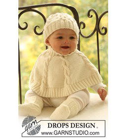 Poncho, muts en sokken