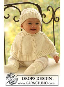 Poncho, muts en sokken