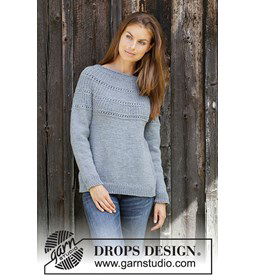 Dames trui gemaakt van Drops Big Merino