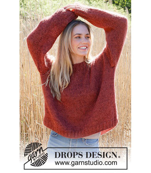 Breipatroon Damestrui met ronde hals