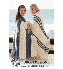 Deken gemaakt van Drops Snow - Eskimo