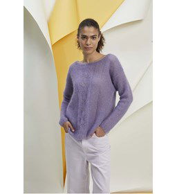Damestrui gemaakt van Lang Yarns Mohair Luxe