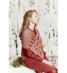 Omslagdoek gemaakt van Lang Yarns Carina (op=op)