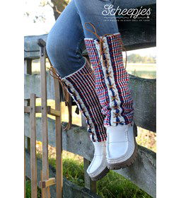 Beenwarmers gemaakt van Scheepjes Colour Crafter