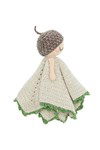 Haakpatroon Baby Blankie Piglet Lovey van andere kant