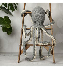 Octopus gemaakt van Drops Snow - Eskimo