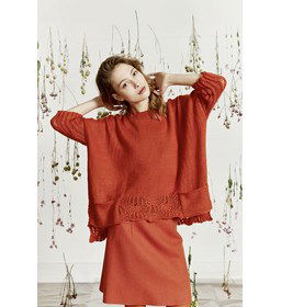 Damestrui gemaakt van Lang Yarns Urania (op=op)