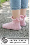 Breipatroon Petal Whisper Socks van andere kant