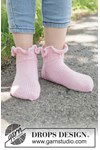 Breipatroon Petal Whisper Socks van andere kant