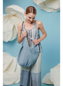 Bolle tas Scarlett met hoge gepunte rand