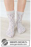 Breipatroon Pastel Party Socks van andere kant