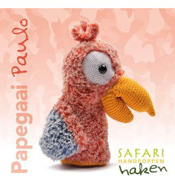 Handpop Papegaai gemaakt van Durable Furry
