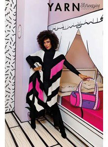 Omslagdoek met diagonale banen