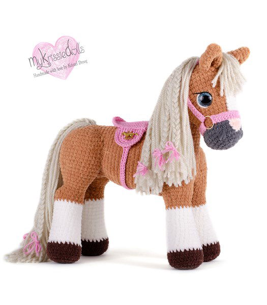 Haakpatroon Pony Spirit met zadel en halster