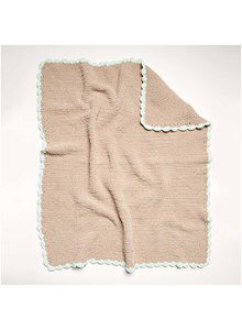 Gehaakte deken met schulprand