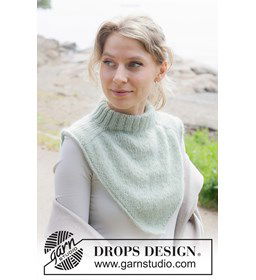 Peppermint Dream Halswarmer gemaakt van Drops Alpaca