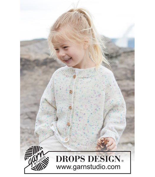 Breipatroon vestje voor kinderen Snow Funfetti Cardigan