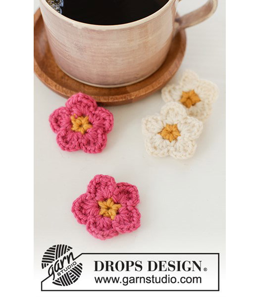 Haakpatroon gehaakte bloemen Dreamy Camelias