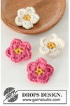Haakpatroon gehaakte bloemen Dreamy Camelias van andere kant