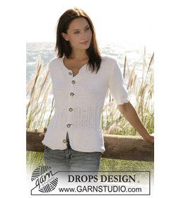 Vest met korte mouw gemaakt van knopen