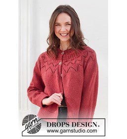 Damesvest gemaakt van Drops Lima