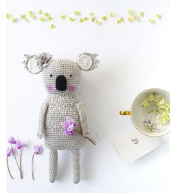 Koala gemaakt van DMC Natura Cotton