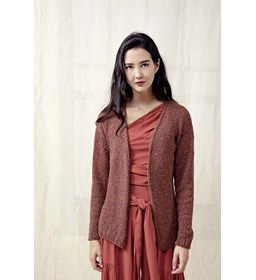 Damesvest gemaakt van Lang Yarns Kylie (op=op)