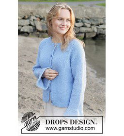 Freshwater Bay Cardigan gemaakt van Drops Air